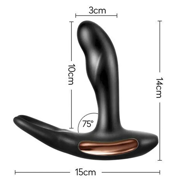 Vibrador Anal Doble Motor Remoto