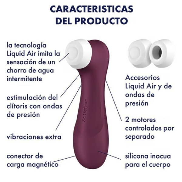 Vibrador Satisfyer Pro 2 Generación 3 Rojo